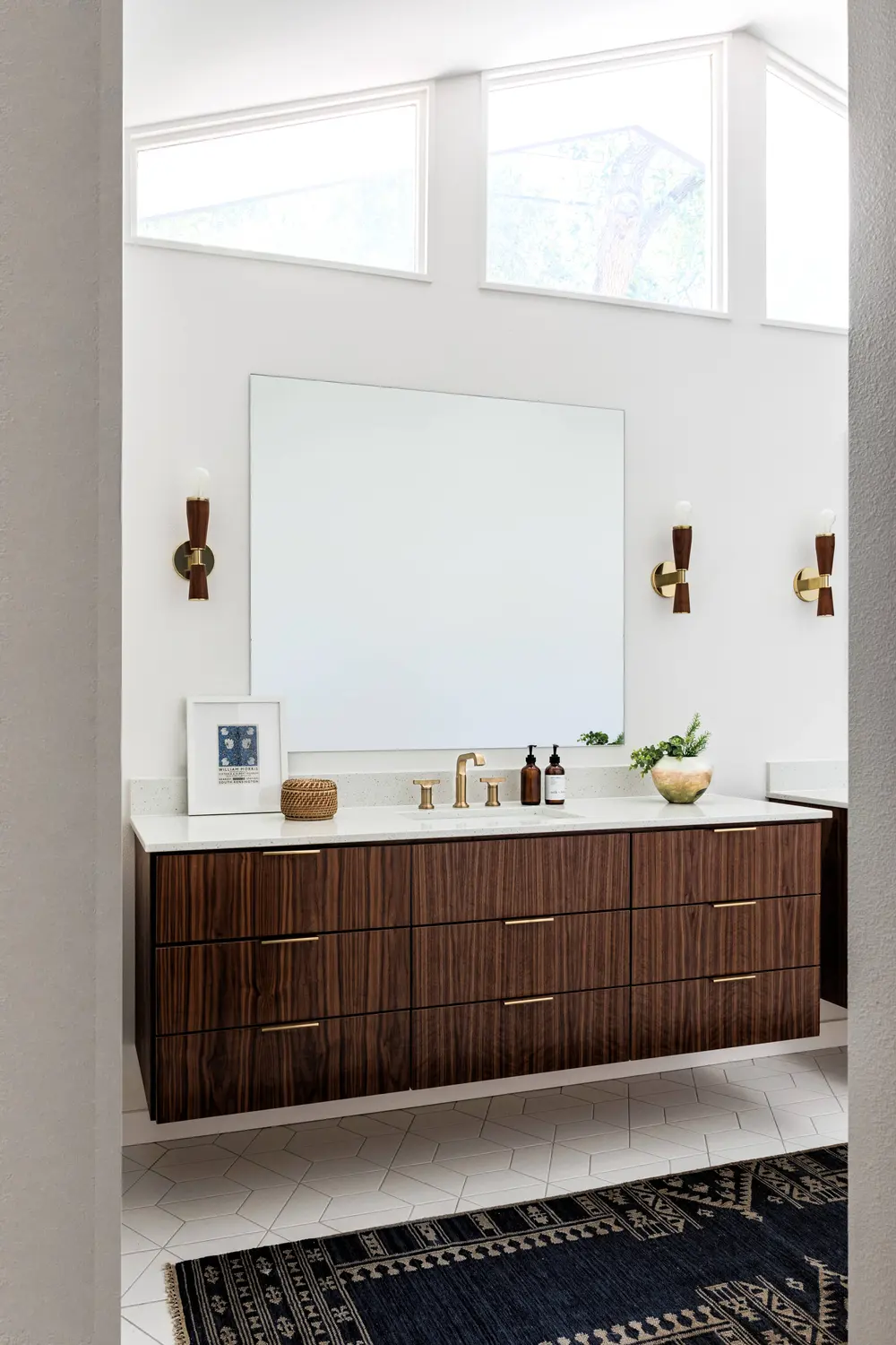 Mid-Century Baths — Bath interior design project